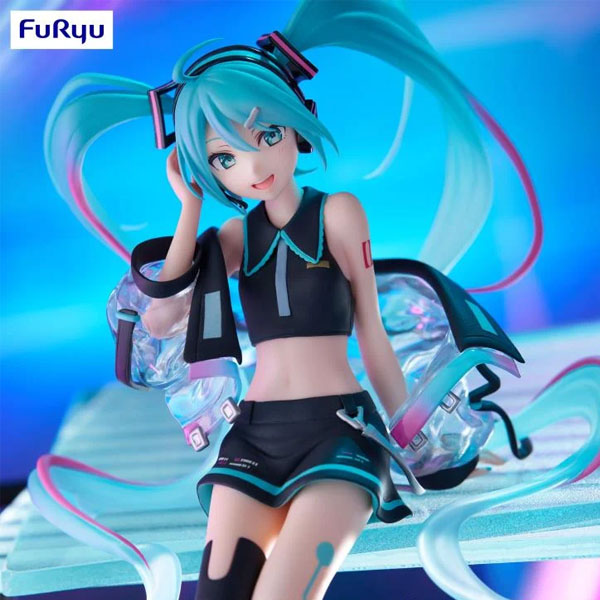 FuRyu Vocaloid Neon Cyber Hatsune Miku Noodle Stopper Figure